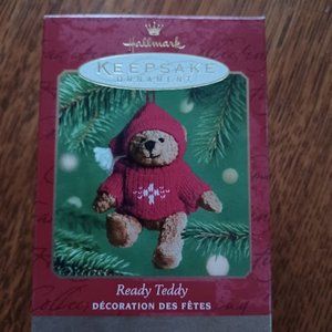 Hallmark Keepsake Ornament:  Ready Teddy